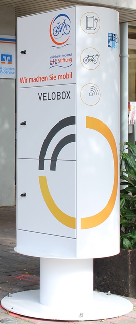 E-Bikeladestation Velobox am Neuen Markt